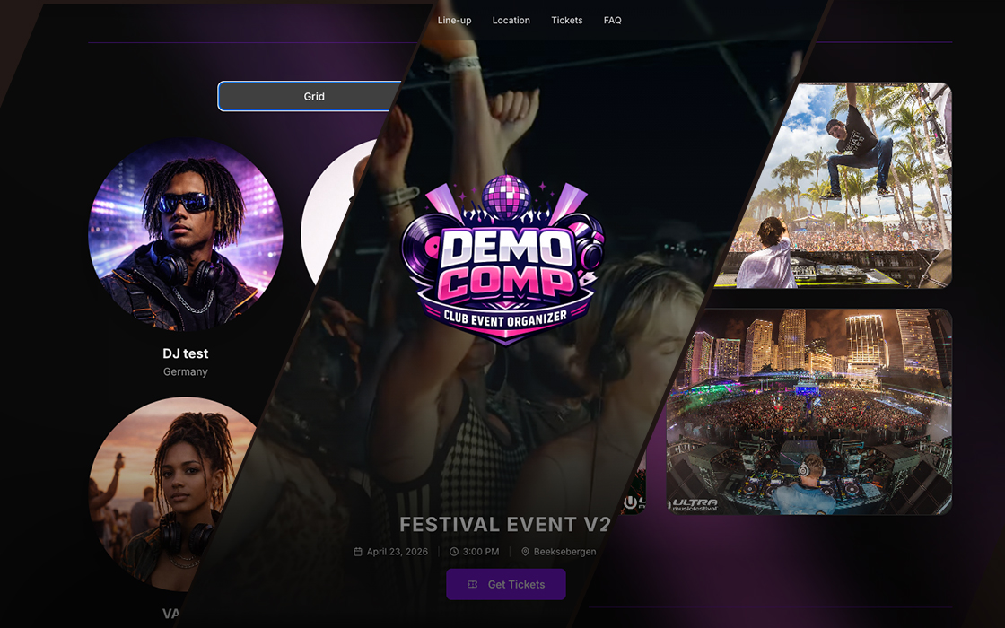 Event page