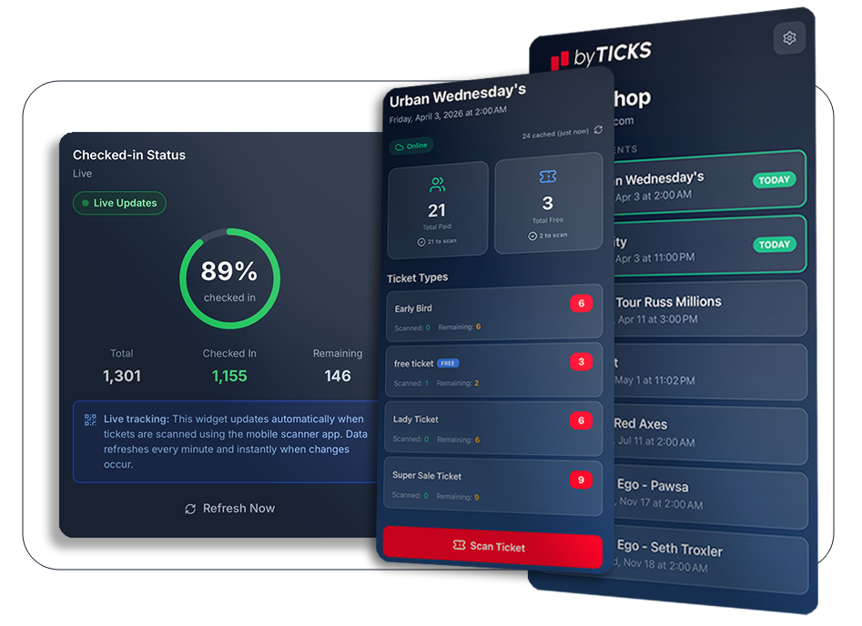 byTicks mobile scanner
